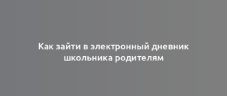 Как зайти в электронный дневник школьника родителям